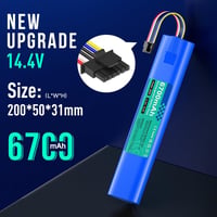 CITYORK 14,4V 6700mAh Li-ion Pótakkumulátor Neato Botvac D3 D5 D6 D7 Robotporszívókhoz - Túltöltés Elleni Védelemmel, 300+ Töltési Ciklus 2