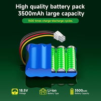 CITYORK 3500 mAh Robotfűnyíró Akkumulátor Gardena Sileno R100Li/R130Li/R160Li és Husqvarna Automower 310/315/315X modellekhez, Li-ion 18,5V 7