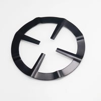 CIV fekete fém tűzhely adapter 13,5cm gázfőzőhöz és kempinghez 1
