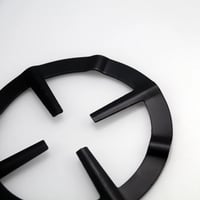 CIV fekete fém tűzhely adapter 13,5cm gázfőzőhöz és kempinghez 3