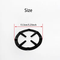 CIV fekete fém tűzhely adapter 13,5cm gázfőzőhöz és kempinghez 4