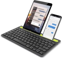 Civetes Bluetooth billentyűzet, 78 gomb, beépített állvánnyal - fekete 1