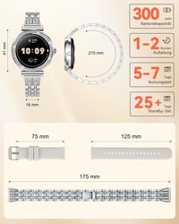 CIVO Smartwatch Női Fitness Óra Vízálló Sportóra Telefonos Funkcióval Android iOS 7