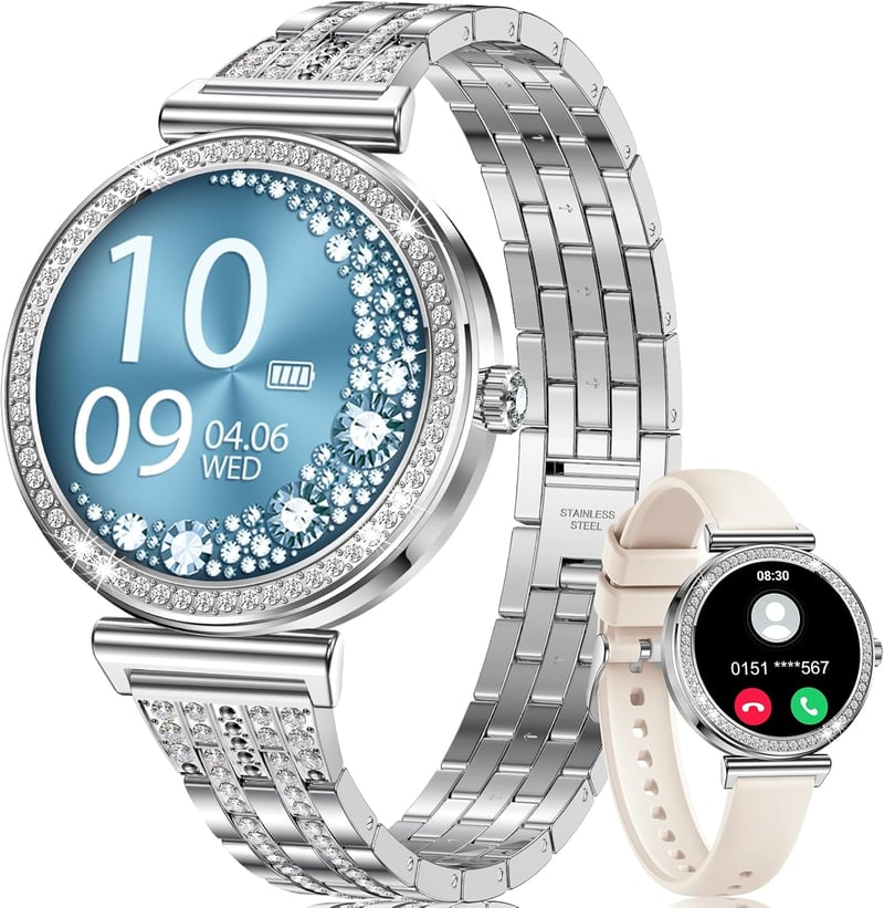 CIVO Smartwatch Női Fitness Óra Vízálló Sportóra Telefonos Funkcióval Android iOS