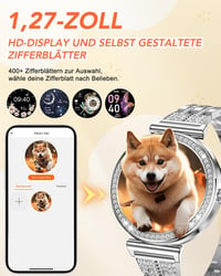 CIVO Smartwatch Női Fitness Óra Vízálló Sportóra Telefonos Funkcióval Android iOS 6