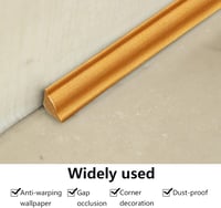 CJHZQYY Öntapadós Negyedkör Profil TPE 5m Champagne Gold 12x9mm Vízálló Szegélyléc 6