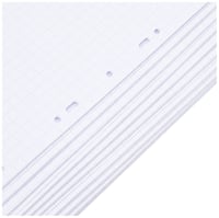 Clairefontaine 11791C Foi de hârtie perforate A4, dictando (pătrățele mari), 90g, 500 coli, set rezerve pentru caiet școlar 2