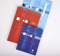 Caiet capsat Clairefontaine 3347C, 24x32 cm, 120 pagini, pagini veline și liniate, copertă laminată, culori asortate 6