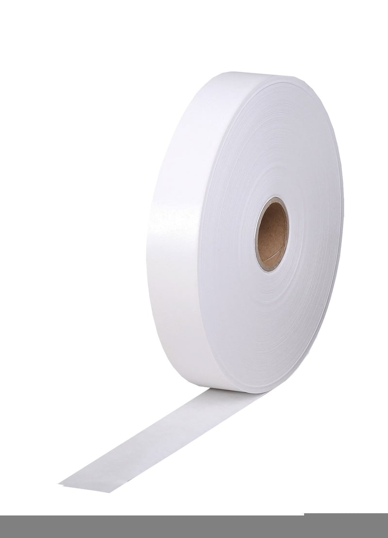 Rolă de hârtie kraft autoadezivă albă Clairefontaine 396805C - 2,5 cm x 200 m - Pentru acuarelă și înrămare cartonaj - 60 g