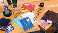 Clairefontaine 4712C A4 Štvorčekový papier, 90g, 200 strán, 9 dier, perforovaný do šanóna 3