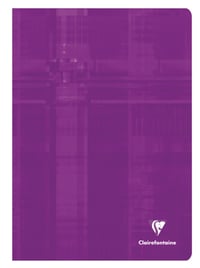 Clairefontaine 63167C Zošit A4 96 strán štvorčekovaný s okrajom 90g biely papier s laminovanou farebnou obálkou 4