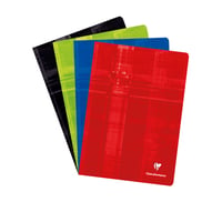 Clairefontaine 63167C Zošit A4 96 strán štvorčekovaný s okrajom 90g biely papier s laminovanou farebnou obálkou 1