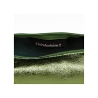 Penar rotund Clairefontaine 8711C cu efect perlat, 5,5x22 cm, verde, 1 buc. 6