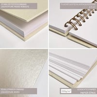 Personalizovateľný album Clairefontaine Creativ Paper 95433C, špirálová väzba, 40 listov, 200 g — Poškodený tovar (stav: pozri 2. obrázok) 4