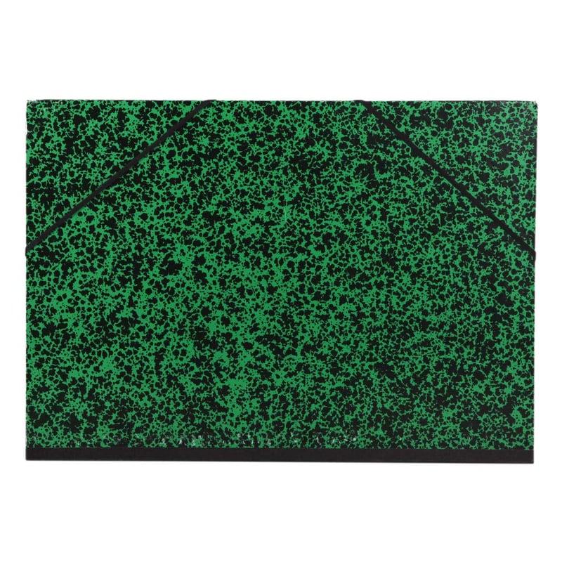 Portofoliu pentru desen Clairefontaine Annonay 93244C cu închidere elastică, 52x72 cm, mapă pentru desen verde