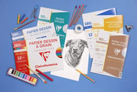 Výkresový papier Clairefontaine Etival Colour A4 160g – 12 listov mix pestrých farieb – Školský výkresový papier so zrnitým povrchom 5