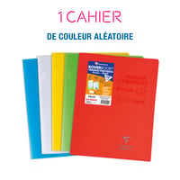Clairefontaine Koverbook 980420C špirálový zápisník A4+ 24x32 cm 64 strán štvorčekovaný a čistý s polypropylénovým obalom modrý 3