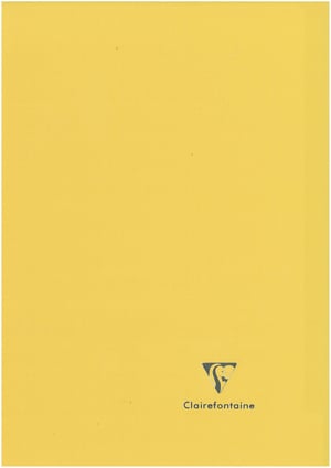 Clairefontaine Koverbook A4 bilježnica s klamiranim uvezom, 96 stranica, kvadratići s marginom, bijeli papir 90g, s recikliranim polipropilenskim omotom, miješane boje