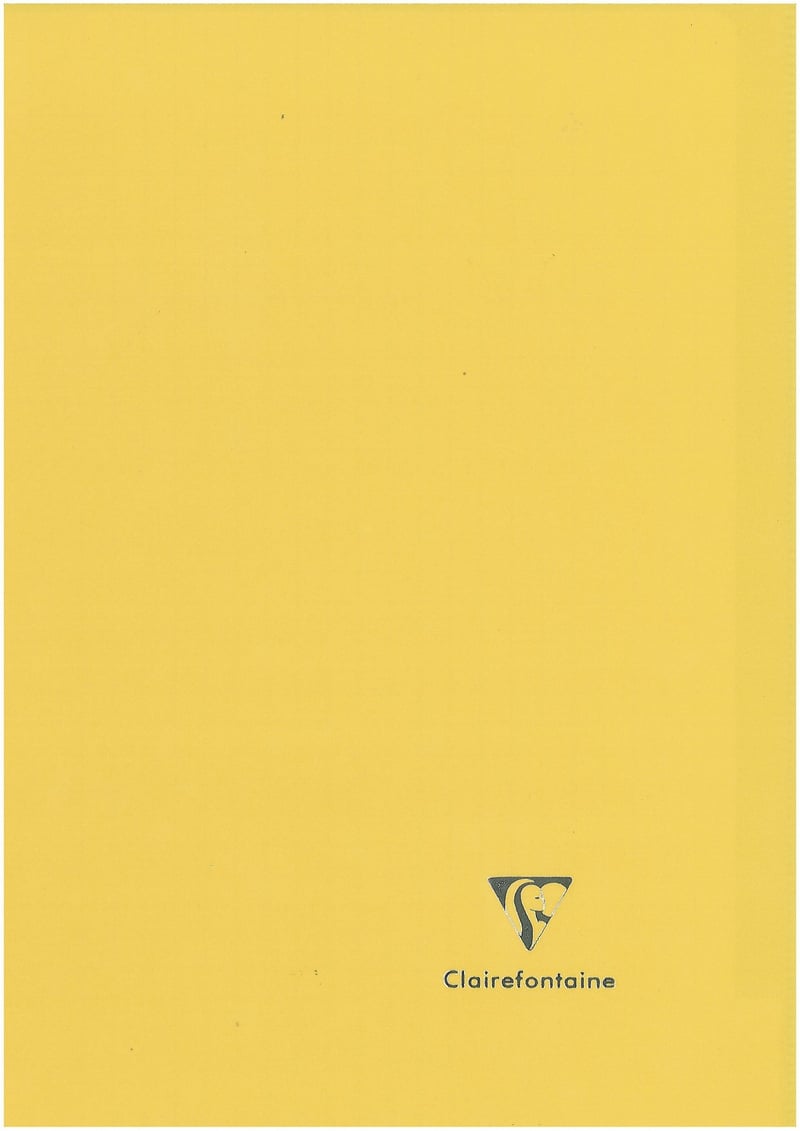 Zošit Clairefontaine Koverbook A4 so zošívanou väzbou, 96 strán, štvorčekovaný s okrajom, biely 90g papier, s recyklovaným polypropylénovým obalom, rôzne farby