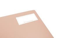 Caiet cu spirală Clairefontaine Koverbook Blush A4+ 24x32 cm, 96 pagini, dictando (pătrățele mari), hârtie albă 90g, cu copertă opacă din polipropilenă, albastru 5