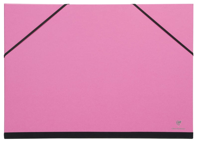 Zakladač na výkresy Clairefontaine Maya 144406C s gumičkou, 52x72 cm, fuchsiová, 1 ks