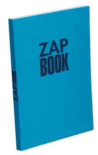 Caiet de schițe cu spirală Clairefontaine Zap Book 3354C A4 21x29,7 cm 80g 160 file, 100% hârtie reciclată, culori asortate 6