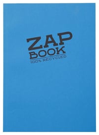 Caiet de schițe cu spirală Clairefontaine Zap Book 3354C A4 21x29,7 cm 80g 160 file, 100% hârtie reciclată, culori asortate 5