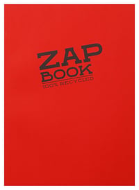 Caiet de schițe cu spirală Clairefontaine Zap Book 3354C A4 21x29,7 cm 80g 160 file, 100% hârtie reciclată, culori asortate 3