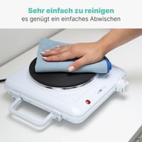 Clatronic 3582 Elektromos Főzőlap Fehér Egyszemélyes Konyhai Készülék 5