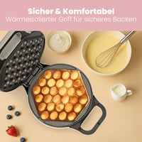 Clatronic buborékos gofri sütő 700W, 180° forgatható, tapadásmentes felület 6