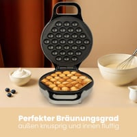 Clatronic buborékos gofri sütő 700W, 180° forgatható, tapadásmentes felület 2
