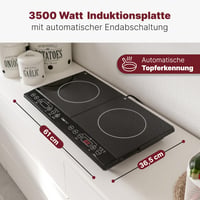 Clatronic DKI 3609 dvostruka indukcijska ploča za kuhanje s ECO-Save tehnologijom i upravljanjem na dodir 3