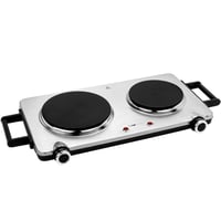 Dvojplatničkový elektrický varič Clatronic DKP 3668 E, 2500 W, nerezová oceľ, s rukoväťami Cool Touch, ochrana proti prehriatiu, 2 varné zóny 1