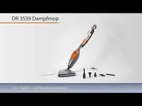 Clatronic DR 3539 2 u 1 parni čistač sa spremnikom za vodu od 300 ml, antracit, za čišćenje i odmašćivanje laminata, drva, mramora, tepiha i presvlaka 9
