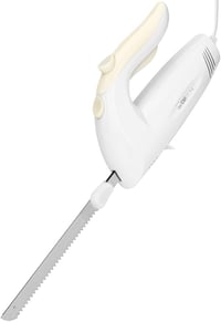 Clatronic EM 3062 elektromos kés rozsdamentes pengékkel, fehér 1