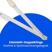 Clatronic EM 3062 elektromos kés rozsdamentes pengékkel, fehér 5