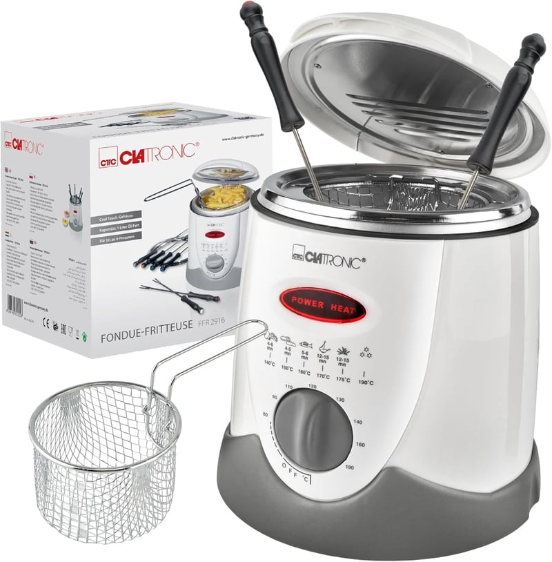 Clatronic FFR 2916 Fondue és mélyhőmérsékleti sütő serpenyő