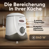 Clatronic FFR 2916 Fondue és mélyhőmérsékleti sütő serpenyő 7