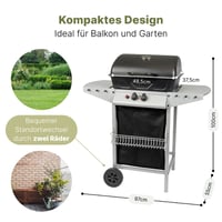 Clatronic GG 3590 plinski roštilj s 2 zone grijanja, individualnom regulacijom temperature, rešetkom za roštilj i rešetkom za održavanje topline, s košarom za pohranu 5