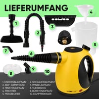 Clatronic gőztisztító kézi készülék 5m kábellel és 360° fúvókával 3