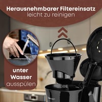 Kávovar s termoskou Clatronic KA 3328 s 2 termoskami, na 8-10 šálok - čierny 7