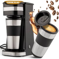 Clatronic KA 3733 egycsésze kávéfőző rozsdamentes bögre és aroma fedéllel 1