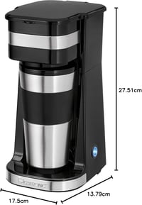 Clatronic KA 3733 egycsésze kávéfőző rozsdamentes bögre és aroma fedéllel 9