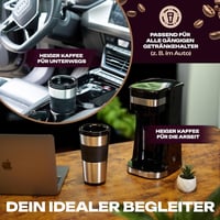 Clatronic KA 3733 egycsésze kávéfőző rozsdamentes bögre és aroma fedéllel 2