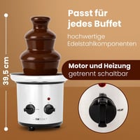 Clatronic SKB 3248 Csokoládé Szökőkút Gyümölcsökhöz és Süteményekhez 4