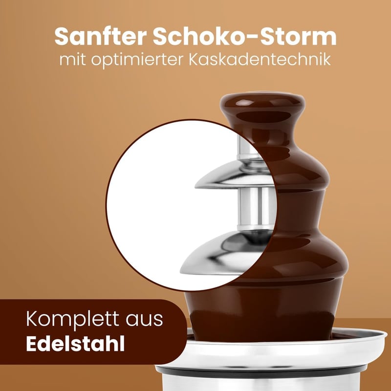 Clatronic SKB 3248 Csokoládé Szökőkút Gyümölcsökhöz és Süteményekhez