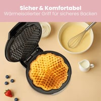 Clatronic WA 3491 Fekete Gofrisütő Elektromos Konyhai Készülék 5