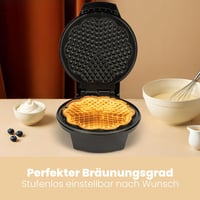 Clatronic WA 3491 Fekete Gofrisütő Elektromos Konyhai Készülék 3