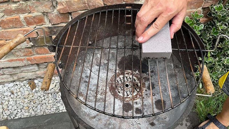 CleanAid BBQ Edition Pumice Stone Grill Rács Tisztító 4 db Mészkő Eltávolító