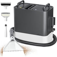 Cleanwise Kárpittisztító Gép Gőzfunkcióval, 17000PA Szívóerő, Forró Vizes Tisztítás 1